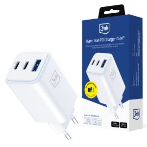 3mk Hyper GaN Charger 65W QC4+ PD PPS USB 1A2C  EU