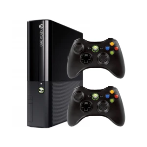 Microsoft Xbox 360 E 500GB Czarny – 2 pady