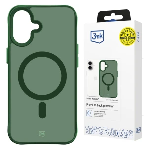Apple iPhone 16 - 3mk Smoke MagCase Green