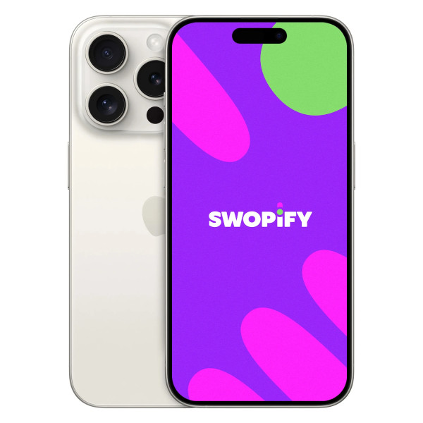 iPhone 15 Pro Max 256GB Titan Weiß