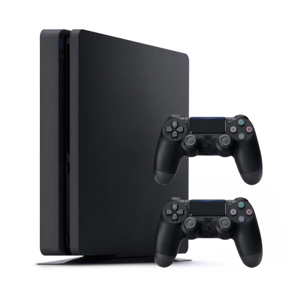 Sony PlayStation 4 Slim (PS4 Slim) 1TB Czarny – 2 pady
