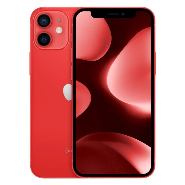 iPhone 12 Mini 128GB Red - Refurbished Apple Smartphone with