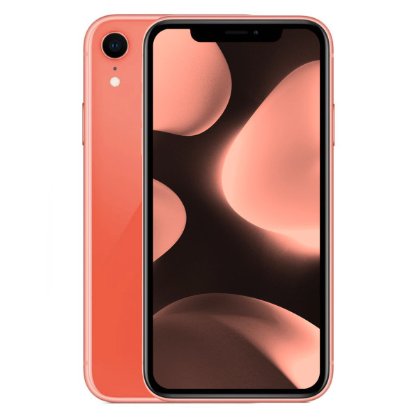 スマートフォン・携帯電話 iPhone XR Coral 128 GB au(SIMフリー)