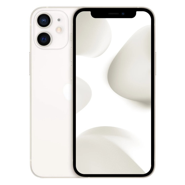 iPhone 12 Mini 128GB Alb - Recondiționat - Telefoane - Apple