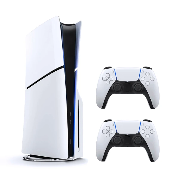 Sony PlayStation 5 Slim 1TB Biały – 2 pady