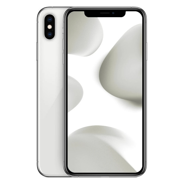 iPhone XS Max 256GB Silver - Refurbished Apple Smartphone with