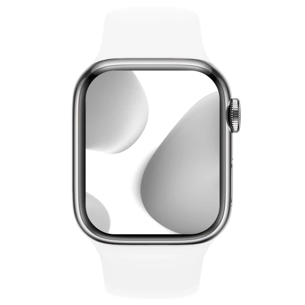 Apple Watch Series 7 GPS + Cellular Stainless steel 45 mm Silver