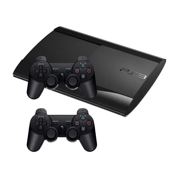 Sony PlayStation 3 Super Slim (PS3 Super Slim) 12GB White – 2 controllers