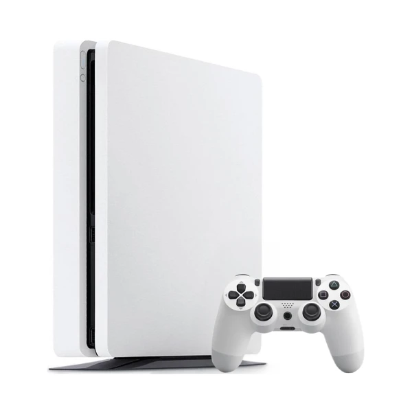 Sony PlayStation 4 Slim (PS4 Slim) 1TB Biały – 1 pad