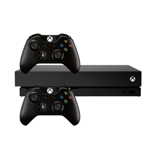 Microsoft Xbox One X 1TB Black – 2 controllers